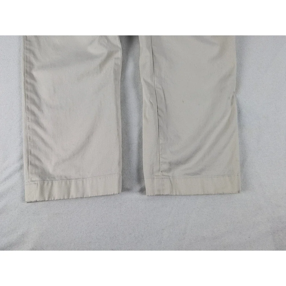 Polo Ralph Lauren Mens Stretch Slim Fit Chino Pants Tan Beige 34/32 Cotton Twill